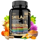 바다 Moss, Ashwagandha, Tongkat Ali와 Shilajit 보충 - Shilajit 순수한 Himalayan 유기 Fulvic 산 캡슐 - 90 개
