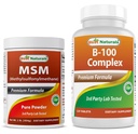 제일 자연적인 MSM 분말 & B-100 Complex
