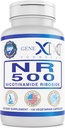 Genex 공식 NR Nicotinamide Riboside 500mg/Serving (120의 캡슐) 건강한 시효를 위한 NAD+ 전구 - GMP 증명하는, 비 GMO, 글루텐 자유로운, 채식주의자 (1 팩)