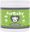 NaturesPlus FurBaby Multivitamin for Dogs - 10.4 oz - 관절 건강, 면역 기능, 건강한 외투 및 에너지 생산 지원 - Non-GMO - 60 서빙
