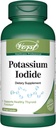 칼륨 Iodide 800mcg 120 Vegan 캡슐 | 여성 및 남성용 Thyroid 지원 보충교재 | Iodine