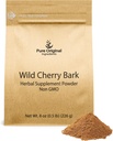 PURE ORIGINAL INGREDIENTS Wild Cherry Bark (8 oz) 비 GMO, 필러 또는 첨가제 없음