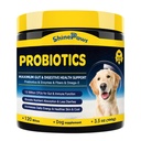 개를위한 Probiotics - 소화 건강, Prebiotics, 효소, 섬유 및 면역력을 촉진하는 비타민이있는 Omega-3, 면역성, 알레르기 및 가려운 피부, 120 비트