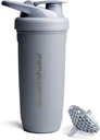 Smartshake 강화 스테인레스 스틸 단백질 셰이커 병 900 ml | 30 oz - 누설 나사 - 뚜껑 - BPA 무료 - 비 절연 병 - Unisex (회색)