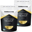 Terrasoul Superfoods Premium Nutritional Yeast Flakes, 2 Lbs (팩 2), Fortified, Savory Superfood for Vegan 치즈, 조미료 및 식물 기반 단백질 Boost