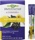 자연의 방법 자연의 방법 Sambucus Soothing Elderberry 뜨거운 음료 혼합, 비타민 C & Echinacea, 10 개, 꿀 레몬 - 베리 맛, 10 개 (팩 12)