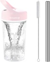 전 운동, 충전식 셰이커 컵, 단백질 분말, Whey 및 기타 보충제를위한 BPA 무료 믹서 병을위한 전기 셰이커 병, 단백질 쉐이크, 블렌더 셰이커 병