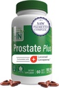 건강 Thru 영양 Prostate Plus는 Saw Palmetto Extract, Lycored, Plant Sterols, Selenium, 아연 및 호박 씨앗으로 리코펜스되었습니다 | Prostate Support | Non-GMO & Gluten Free (Pack of 60)