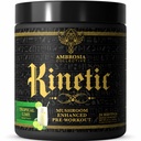 Ambrosia Kinetic 유기 Preworkout, 버섯 강화 천연 사전 운동 보충, 에너지 (Tropical Lime)에 대한 Nootropic Superfood 분말
