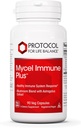 프로토콜 Mycel Immune Plus - Astragalus 추출물과 버섯 혼합 - Immune 지원 보충교재 * - Cordyceps, Lions Mane, Maitake & More - Non-GMO & Kosher - 90 Veg 모자