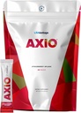 LifeVantage AXIO 정규적인 에너지 음료 분말, Nootropic 보충교재, L-theanine와 더불어 초점 & 계류 지원, 녹차, B 비타민, DMAE, Quercetin & 소나무 껍질, 딸기 비말, 30의 소포
