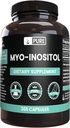 순수한 본래 성분 Myo-Inositol (365의 캡슐) 마그네슘 또는 밥 충전물 없음, 항상, 확인되는 실험실
