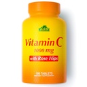 ALFA VITAMINS 비타민 C 로즈 엉덩이 1000 mg 비타민 C 서빙 당 - 산화 방지제 & 면역 지원 + 건강한 피부 & 합동 지원 - 비 GMO, Vegan, 글루텐 무료, 낙농장 무료 - 100 기타 제품