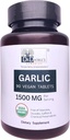 USDA 유기 마늘 정제 천연 허브로 자연적으로 만든, 첨가물 없음, 1500 Mg/Serving, 비 GMO, Gluten-Free 90 남성 & 여성을위한 Vegan 알약