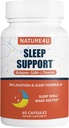 성인 여분 힘, 연장 방출 Melatonin를 위한 1개의 잠 원조에 대하여 3 5 mg, L Theanine 250 mg, GABA 250 mg, Relaxation 및 잠 보충교재, 60의 캡슐