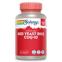SOLARAY 빨간 효모 밥 플러스 CoQ-10 & No-Flush Niacin 비타민 B-3, 건강한 심장 & 심장 혈관 지원, 비 Irradiated & Citrinin는, 60 일 돈 뒤 보증, 100 봉사, 100 VegCaps 해방합니다