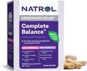 Natrol 완전한 균형, Menopause 기복을 위한 규정식 보충교재, A.M./P.M. 여성, 60의 캡슐, 30 일 공급까지 Menopause 기복