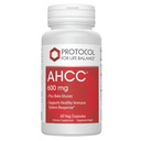 의정서 AHCC 600 mg - Beta-Glucan*를 가진 간결 & 면역 지원 보충교재 - 5월 원조 세포질 건강 & 긴장* - 채식주의자, 낙농장 자유로운 & 견과 자유로운 - 60 Veg 모자
