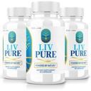 rize lab - 자연에 의해 구동되는 LivPure - 고급 공식 - Liver Support, Extra Strength, Vegan, Liver Function Pills (180 캡슐)를 위한 순수한 지원 규정식 보충교재