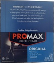 Promax Protein Bar Double Fudge Brownie - 12 - 2.64 온스 (75g) 바 [31.68 온스 (900g)]