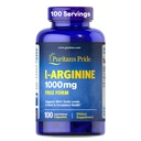Puritan의 Pride L-Arinine 1000mg의 Dietary 보충교재 지원 Nitric 산화물 수준 및 심장 및 Circulatory Heath, 100 일 공급, 100개의 정제