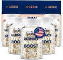 여성 및 남성을위한 Moerie Hair growth 보충교재 - Biotin, Q10 & Minerals - 더 두꺼운, Fuller Hair & Hair Loss Treatment - 고급 Beadlet Delivery System - 360 알약