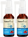NaturaNectar - Bee Propolis Throat Spray - 독특한 Throat Relief 및 Wellness Agent - 브라질 Bee Propolis Throat Guardian Spray - 윤리 Beekeeping - 꿀 꿀벌 Berry 풍미 (2 팩, 1.06 Fl Oz.)