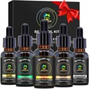 XIKEZAN 5 팩 Beard 오일 세트 w / 샌달우드, 오렌지, 바닐라, Cedarwood, Beard Care, Moisturizing, Soften, Men 아빠 남편 크리스마스 선물 Stocking Stuffers