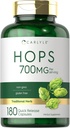 Carlyle Hops 보충 700mg | 180 캡슐 | 비 GMO & 글루텐 프리 | 전통 허브