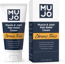 MUJO Chronic Tonic 근육 & 합동 고통 구호 크림 - 빠른 행동, 오래 견딘 유기 성분 - 관절염/Sprains를 위한 깊은 관통 - 3개 fl oz