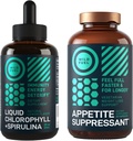 WILD FUEL Appetite 억제제와 액체 클로로필 하락 Detox 뭉치