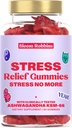 Ashwagandha Gummies - Ashwagandha KSM-66 & Lemon Balm 추출물 - KSM-66과 스트레스 Gummies 및 Calm Gummies - Vegan Relaxation Ashwaganda Gummies (60count)