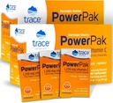 Trace Minerals | Power Pak Electrolyte Powder Packets | 1200 mg 비타민 C, 아연, 마그네슘 | Boost Immunity, Hydration and Natural Energy | 오렌지 블래스트 | 60 패킷