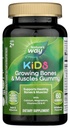 Nature's Way Kids Growing Bones & Muscles Gummies, 건강한 Bones & Muscles*, 칼슘, 마그네슘, 비타민 D3 & K1, 나이 2 +, 와일드 베리 맛, 60 Gummies (패키지 May Vary)