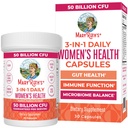 MARYRUTH'S 3-in-1 Daily Health Probiotics for Women | 여성용 호르몬 지원 및 과트 건강 보충 | 여성 프로바이오틱 | 50억 CFU | Vegan | 30캐럿