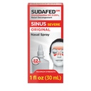 Sudafed Sinus Severe Original Nasal Spray, 12 시간 Nasal Spray Decongestant for Fast, 강력한 Congestion Relief Due to Cold 또는 알레르기, Oxymetazoline HCl .05% Nose Spray, 1 fl. oz