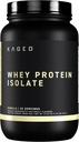 Kaged Whey Protein Isolate Powder | 바닐라 | 100 % Pure Low Lactose Whey | 포스트 운동 회복 음료 | 지원 근육 건물 | 남성용 보충제 | 25 인분