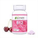 EZ 녹는 B12 이하 언어 비타민 2,500 mcg, Methylcobalamin, 설탕 자유로운, 3 달 공급 - 1 팩