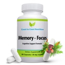 뇌 보충 – 기억, 초점 & 명확성 - 모든 자연적인 뇌 부스트 보충 – whopping 41 Nootropic 성분으로 공식화: Choline, 인 sphatidylserine, Bacopa 추출물, Huperzine A