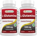 최고의 자연 L 글루타민 1000 mg 180 정제 (180 개)