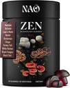 NAO Made in USA 10-in-1 Mushroom Gummies Nootropic – Reishi, Lion 's Mane, Chaga, Cordyceps, Shiitake, Maitake & Turkey Tail for Brain, Immune & Energy Support – 비 GMO, Vegan