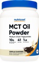 Nutricost 프리미엄 MCT 오일 분말 (1 LB, 바닐라) - Keto, Ketosis 및 Ketogenic 다이어트를위한 최고의 - Zero Net Carbs, Non-GMO 및 Gluten Free, Medium Chain Triglyceride