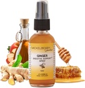 Mickelberry Gardens Immune 지원 생강 꿀 스프레이 - 면역 부스트, 소화 건강 및 웰빙을위한 유기농 생강 샷 및 시럽 - 2 Oz