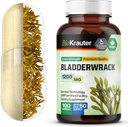 Bladderwrack 캡슐 1200 mg - 100 카운트 - Iodine의 천연 해양 소스의 공식 - Vegan Bladderwrack 분말 캡