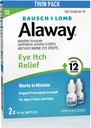 Alaway Antihistamine, 눈 이발 구호 하락, 쌍둥이 팩, 각 0.34 fl oz