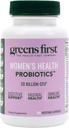 Greens First Women’s Health Probiotics - pH 밸런스에 대한 Probiotic - 20 억 CFU - 소화, 면역 및 질 건강 비 GMO / 글루텐 무료 / 부인 무료 (30 야채 캡슐) 지원
