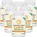 1000mg Liposomal CoQ10 Ubiquinol, 360 Vegan Softgels, 높은 흡수 Ubiquinol CoQ10 보충교재, 심장 기능 & 에너지 생산을 위한 Coenzyme Q10의 활동적인 산화 방지제 모양