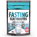 빠른 전해질 보충교재 분말 | 설탕 불확실한 익지않는 Electrolytes | Trace 무기물에 50% RDI 마그네슘과 칼륨 | Carnivore & Keto Friendly | Sugar Free Fasting Salt