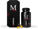 남자를 위한 Mdrive Omega 3 물고기 기름, 물고기, 붕대 & Flaxseed 기름, 지원 심장, 뇌, 피부 및 합동 건강, 60 조사에서 Omega 3-6-9 1200mg