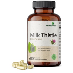 Futurebiotics 우유 이틀 Silymarin Marianum & Dandelion 뿌리 간 건강 지원, 산화 방지제 지원, Detox, 300의 캡슐